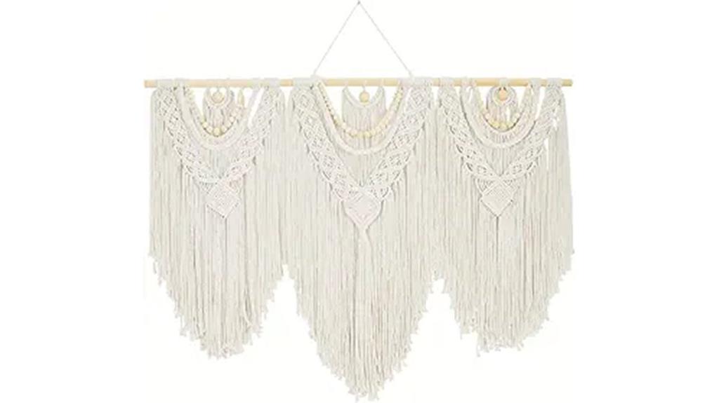 boho cotton wall hanging