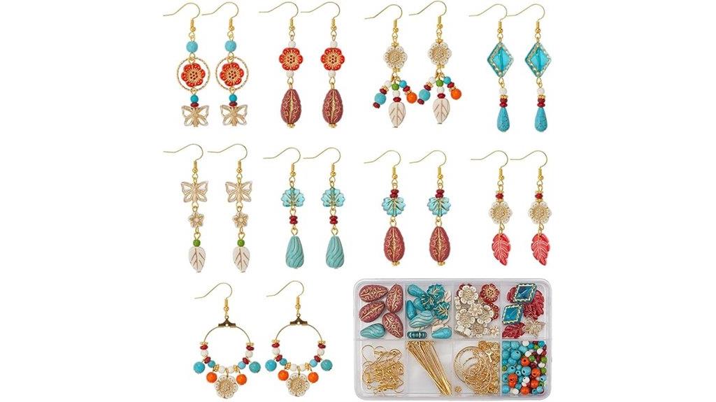 boho earrings craft kit