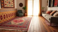 boho flooring rug tiles