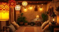 boho lantern string lamps