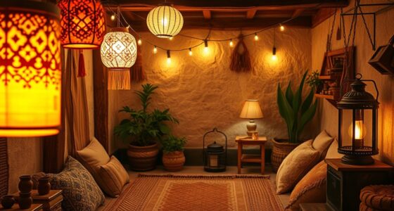boho lantern string lamps