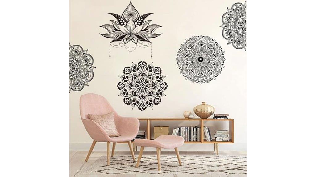 boho lotus flower sticker