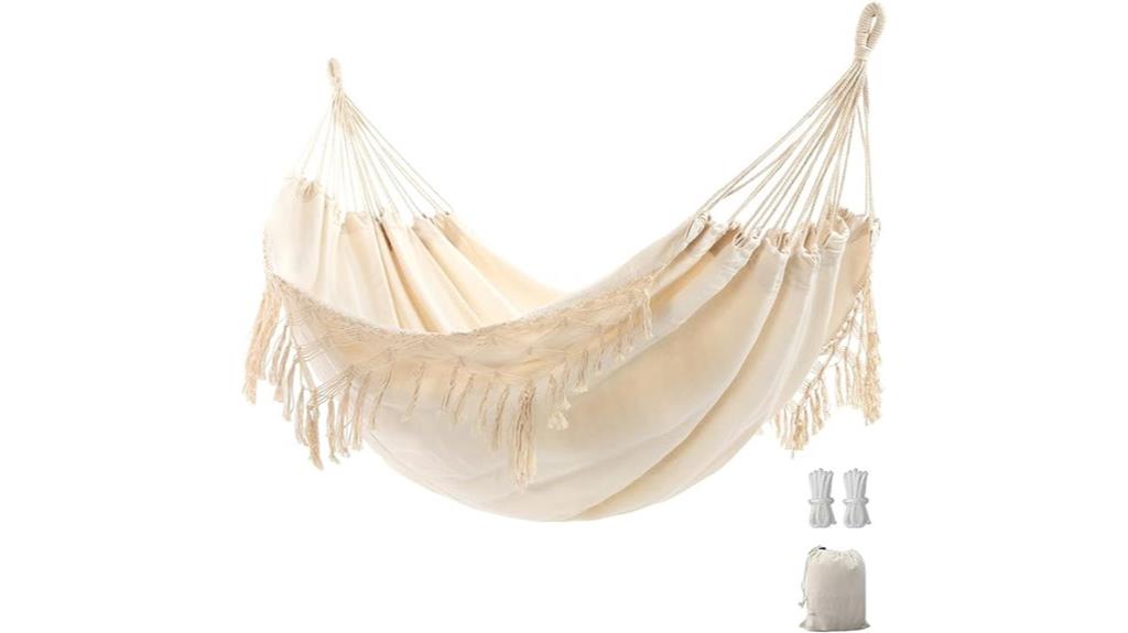 boho macrame hammock tassels
