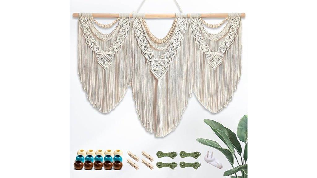 boho macrame wall hanging
