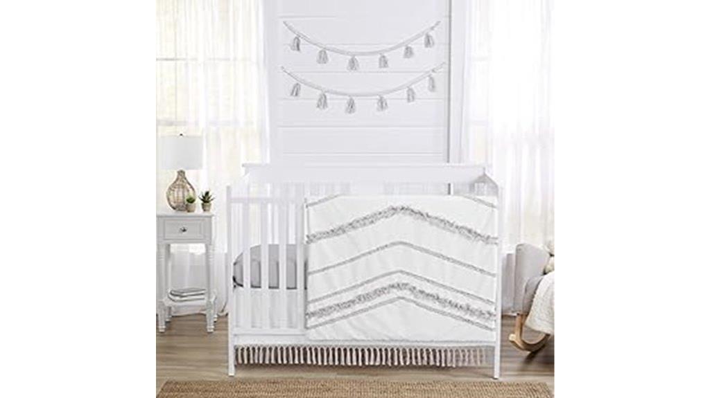 boho nursery crib bedding