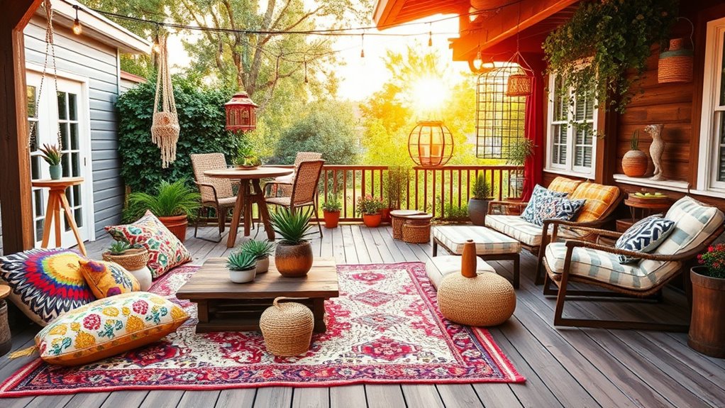 boho patios and balconies