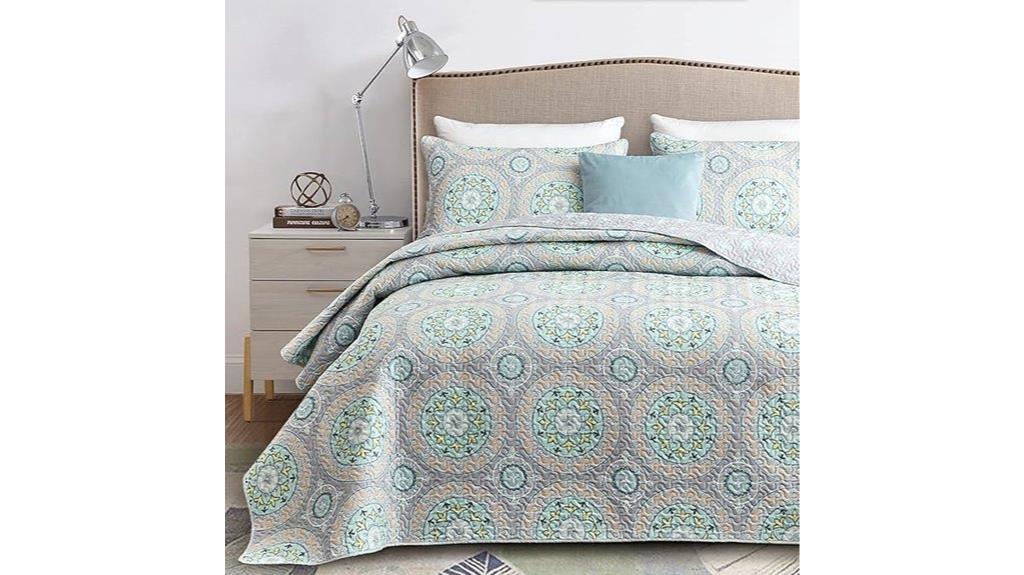 boho queen bedspread set