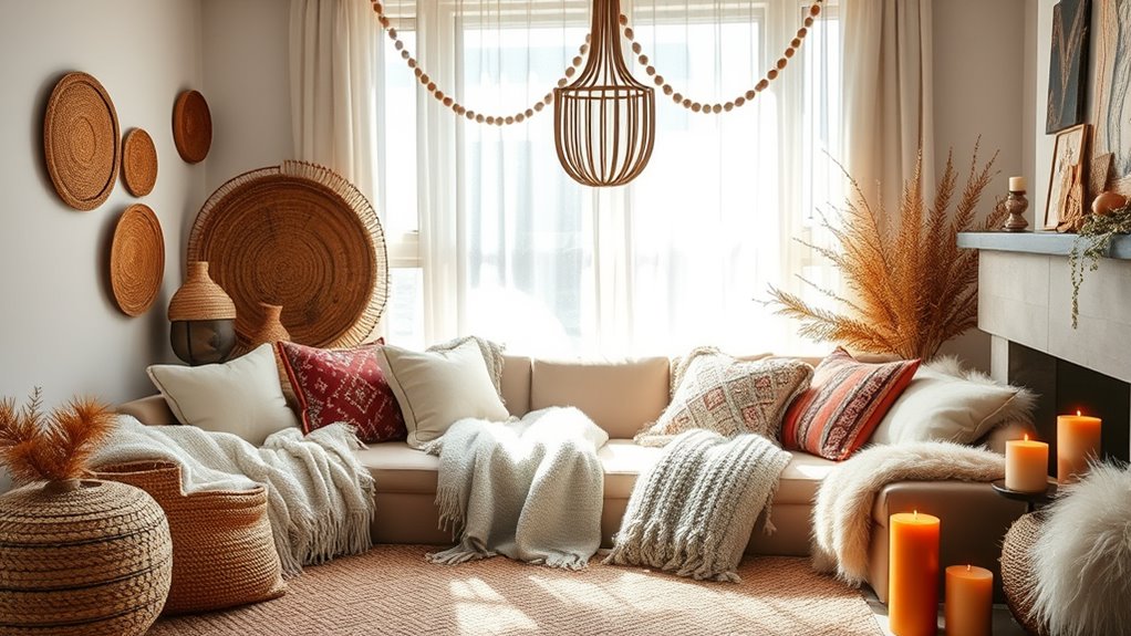 boho seasonal decorative accents