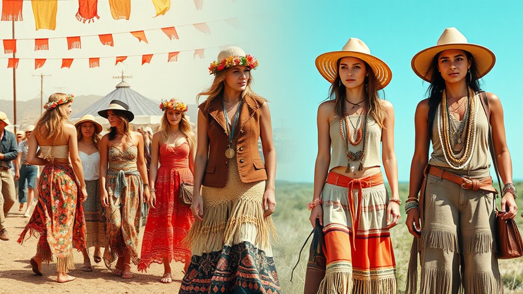 boho style evolution timeline