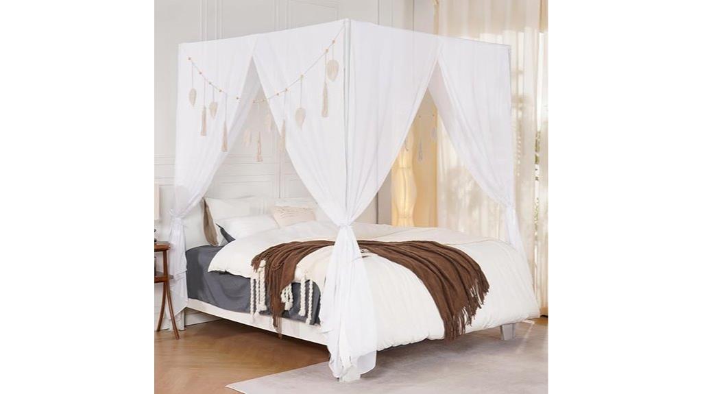 boho tassel canopy curtains