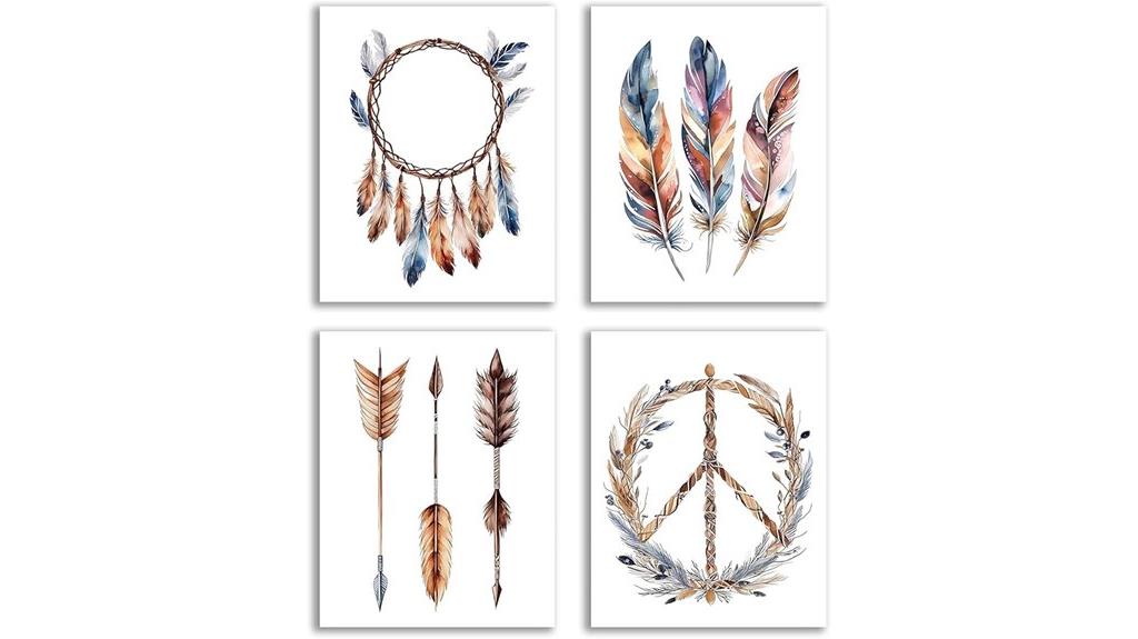 boho wall art set
