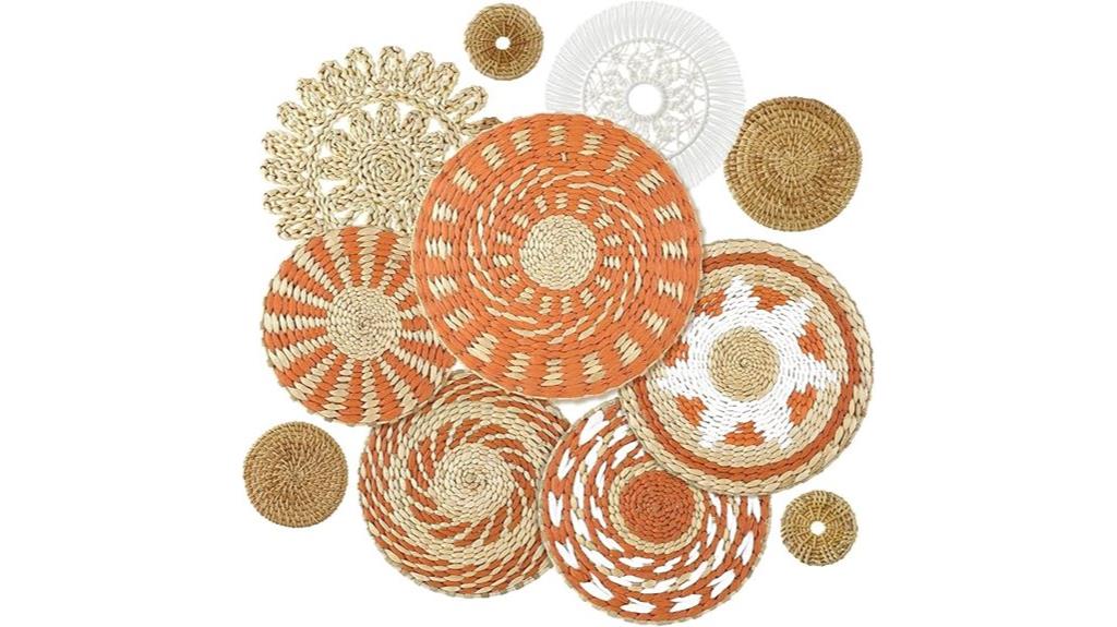 boho wall basket set