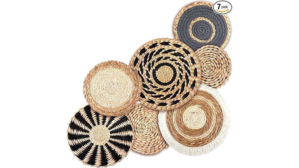 boho woven wall decor