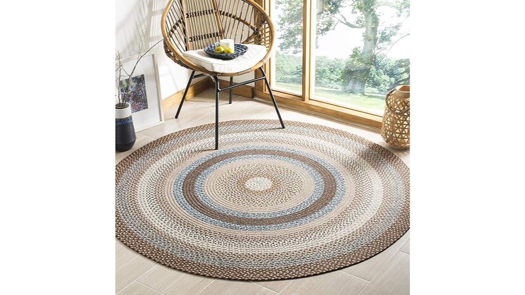 braided collection area rug