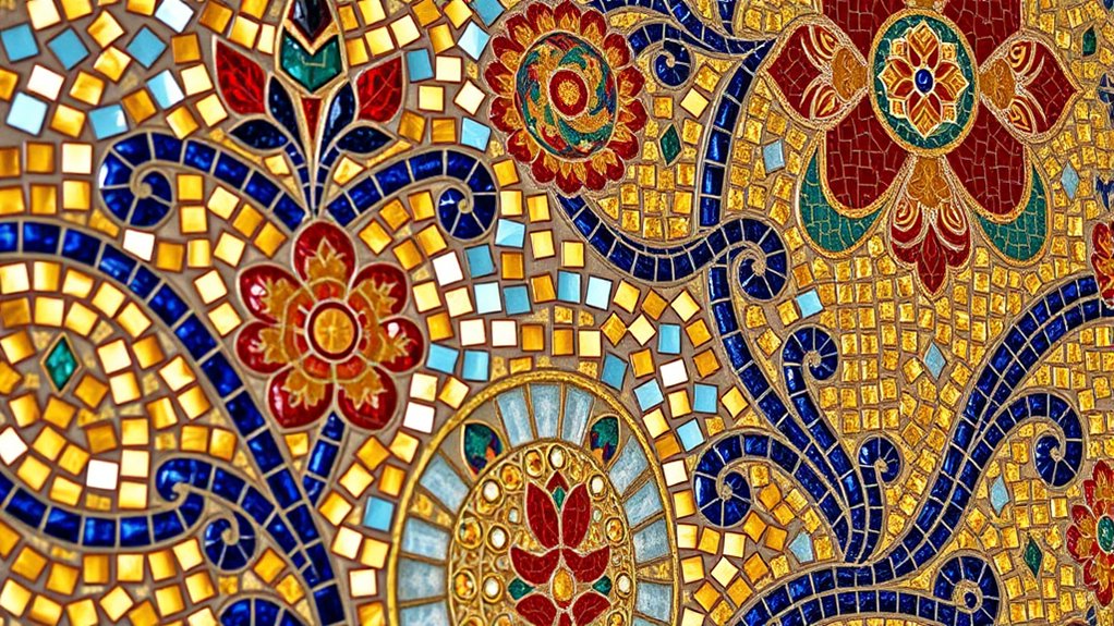 byzantine mosaic inspired interior design