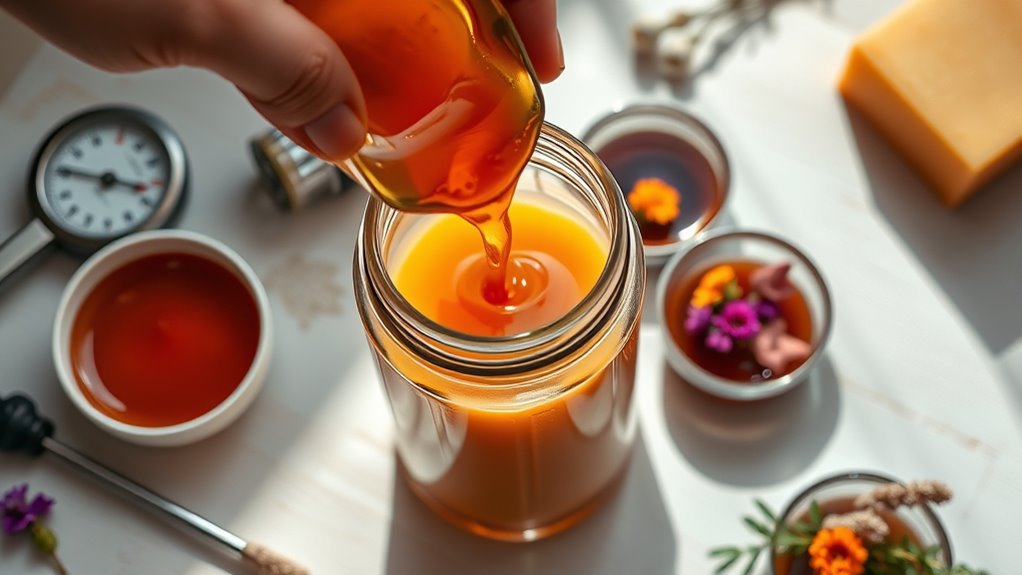 candle finishing and storage