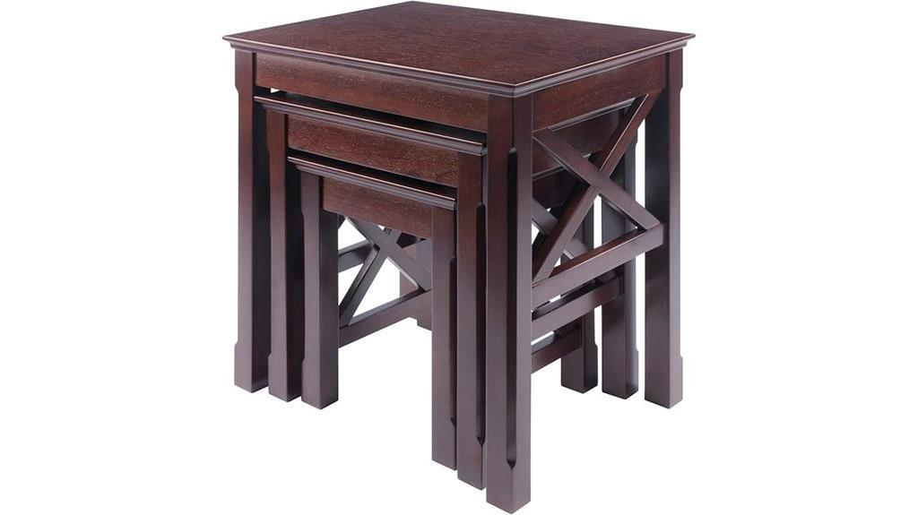 cappuccino winsome xola tables