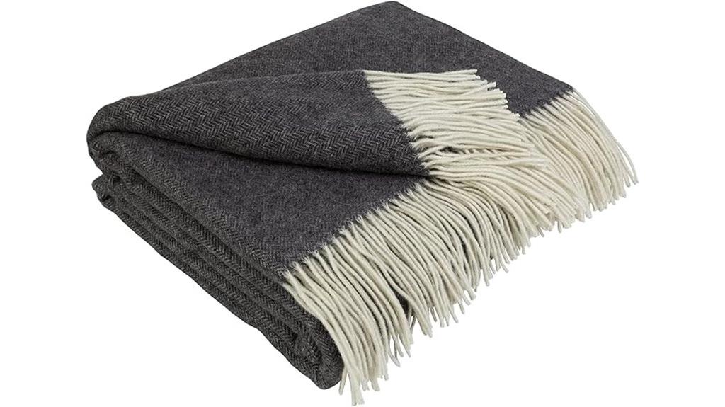 cashmere merino wool blanket