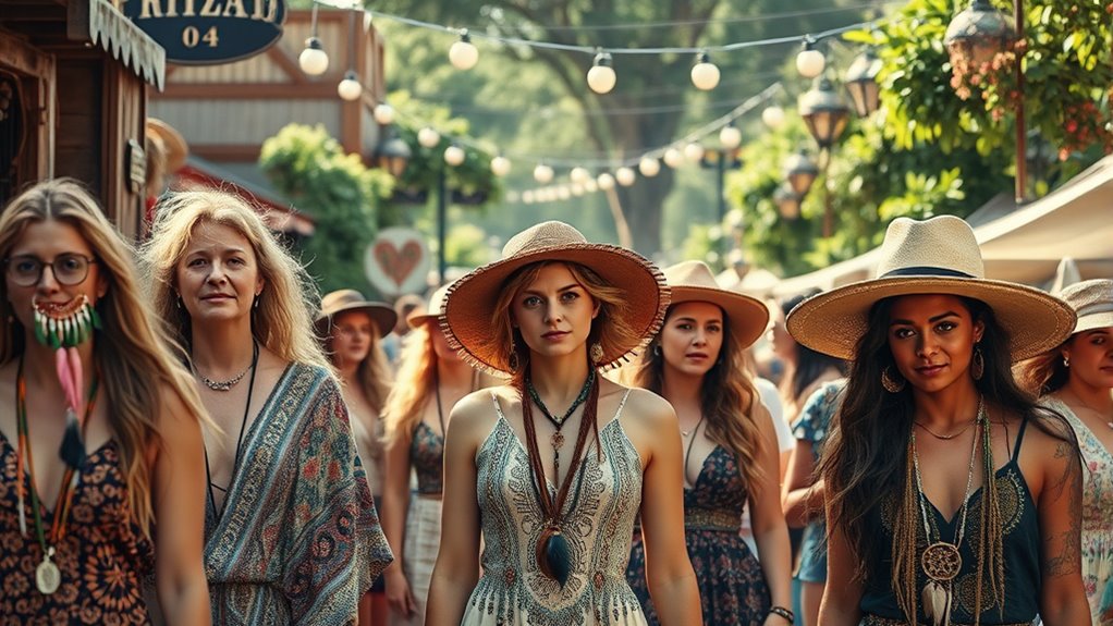 celebrities popularized boho style