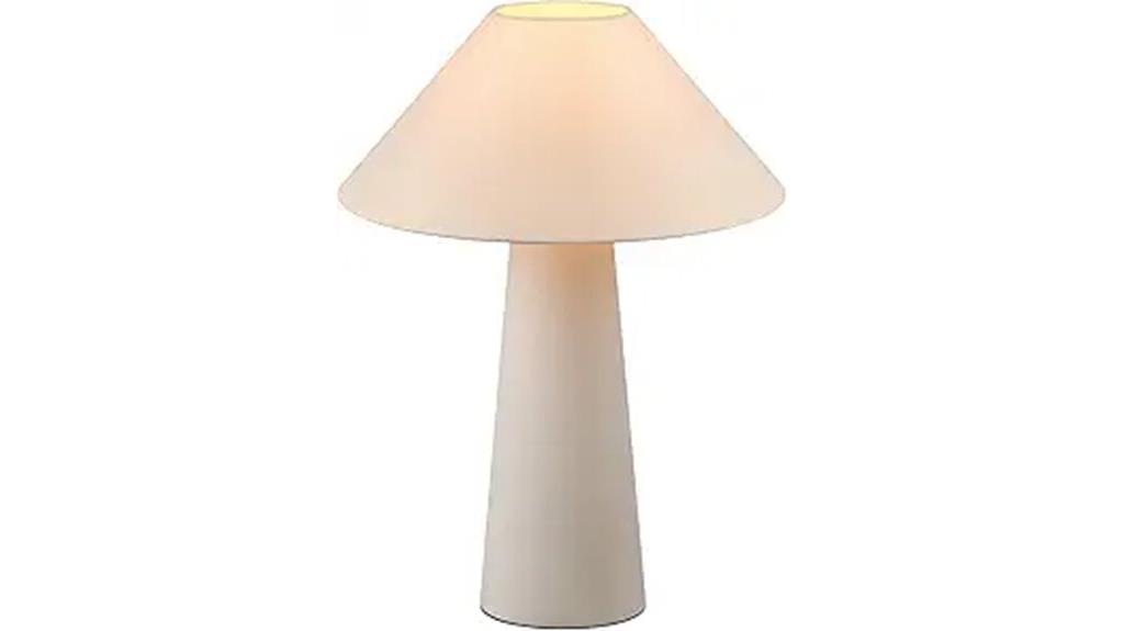 ceramic globe table lamp