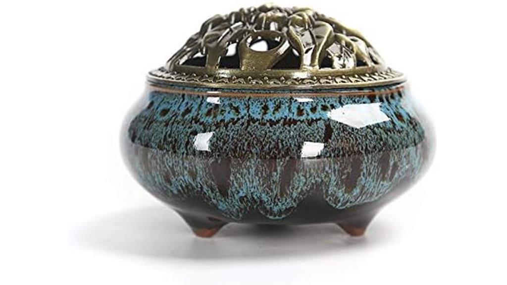 ceramic incense holder decor