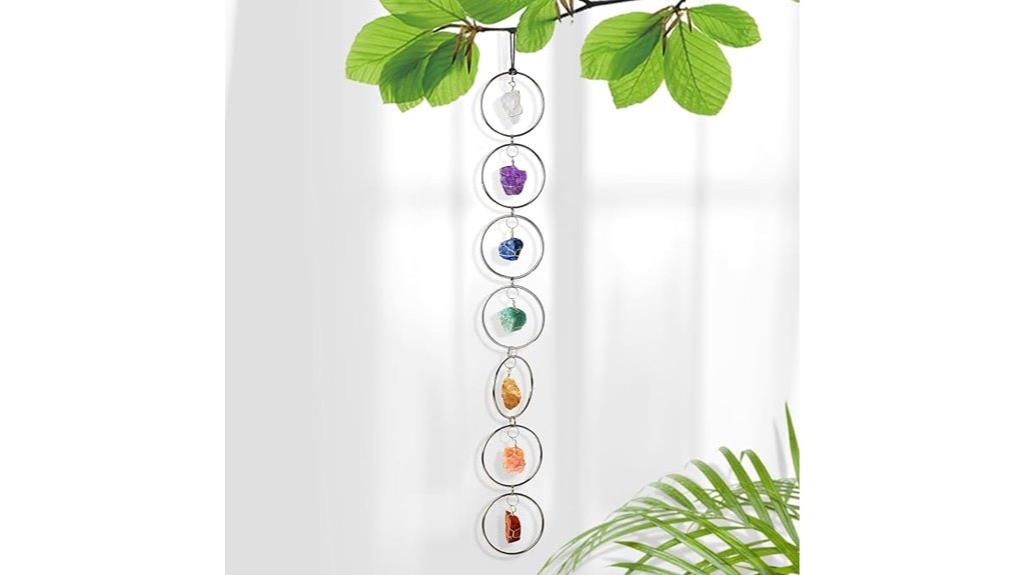 chakra crystal wall art