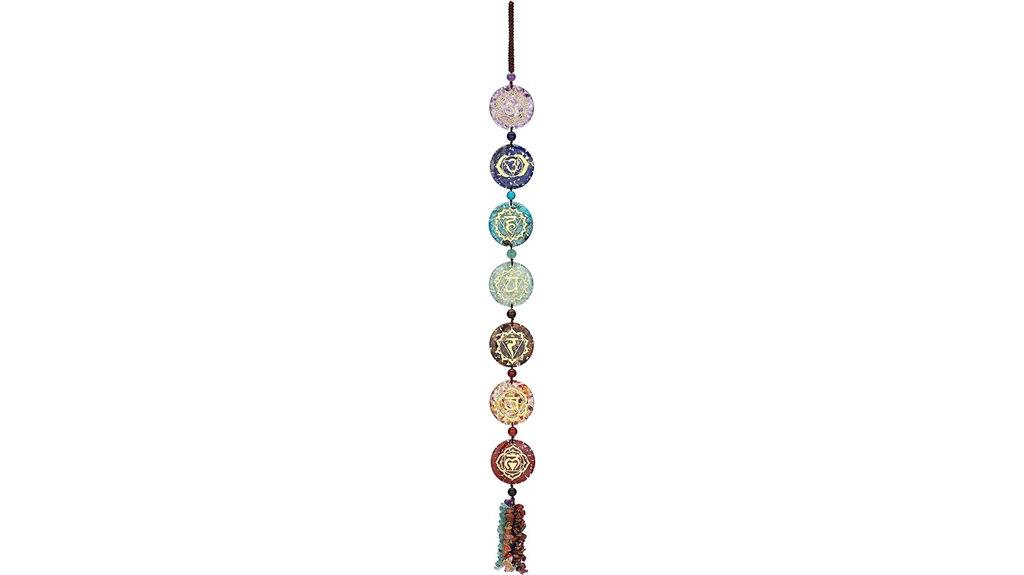 chakra stones meditation decor
