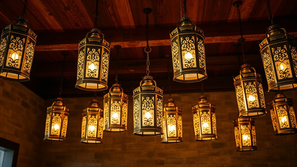 charming lantern hanging lights