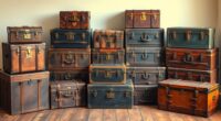 charming vintage storage trunks