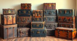 charming vintage storage trunks
