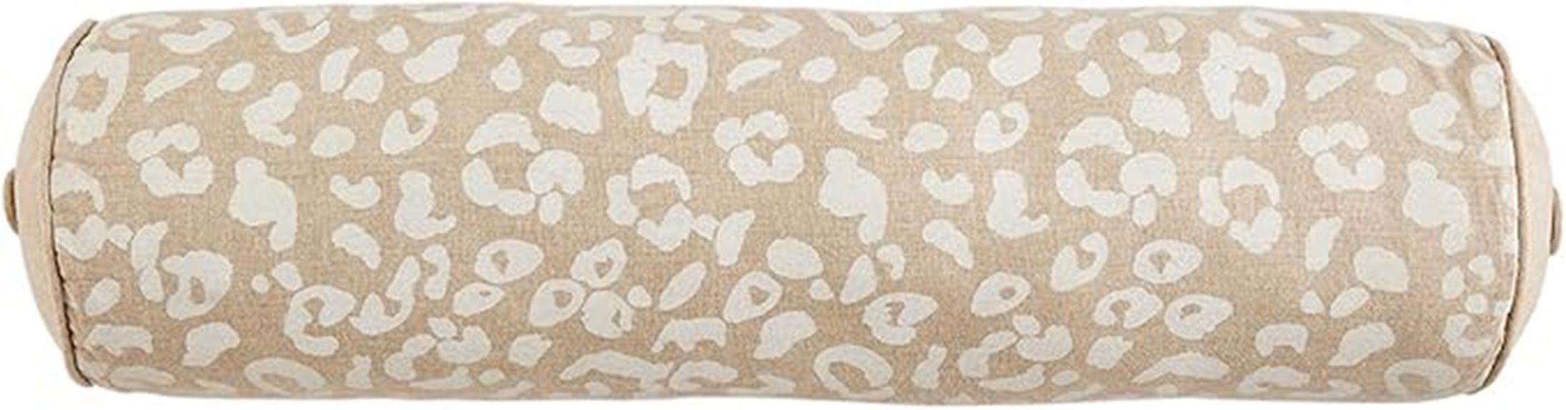 cheetah print bolster pillow