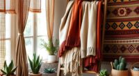 chic boho blanket ladder