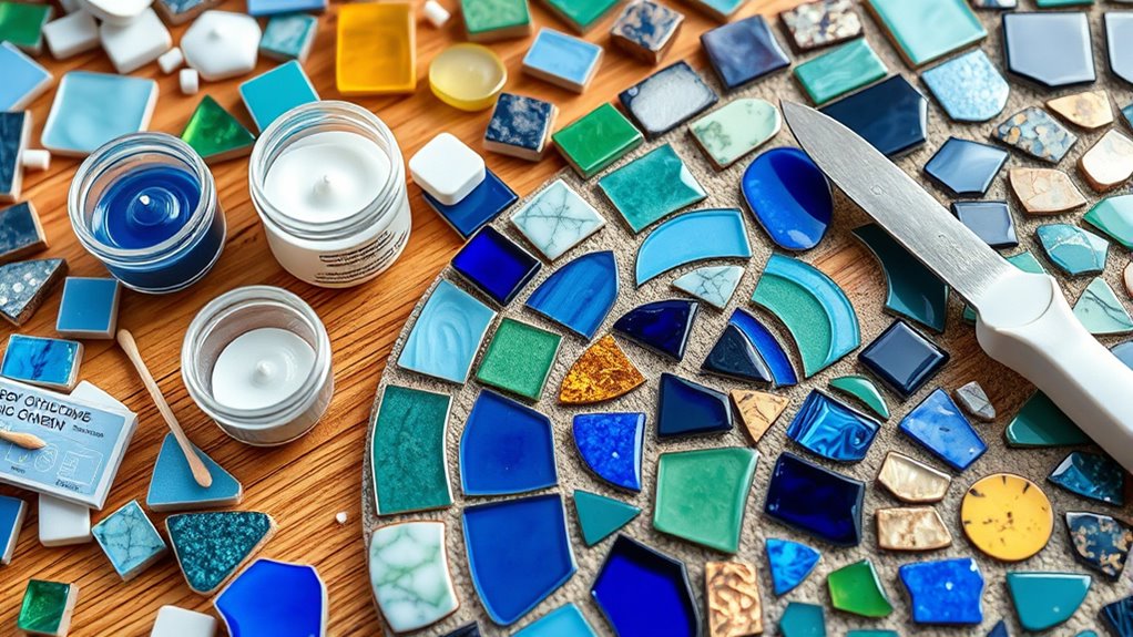choose appropriate mosaic adhesive