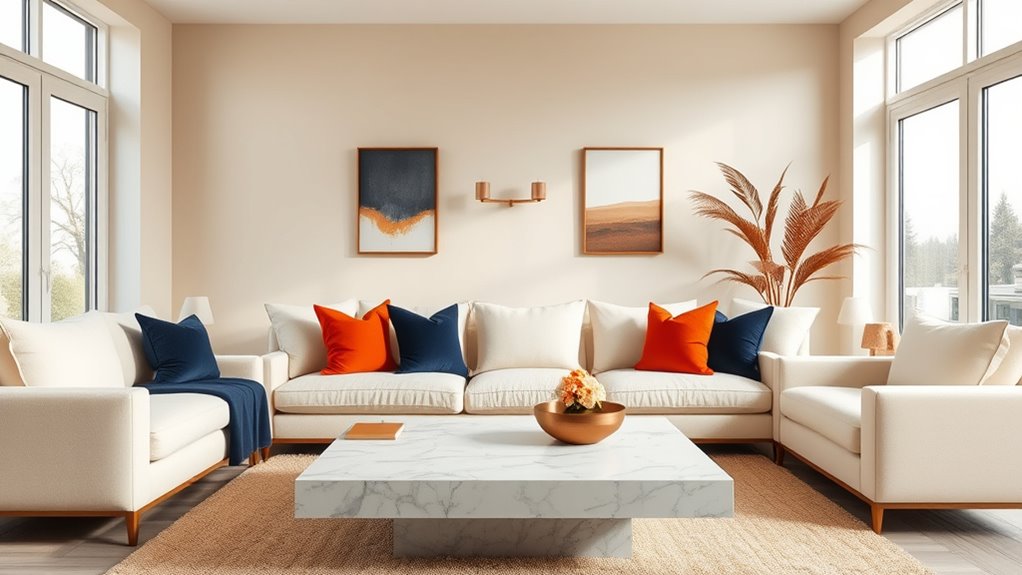 choose complementary neutral shades