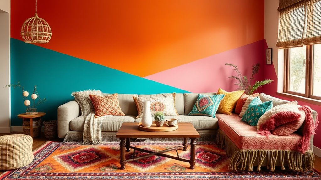 choose harmonious vibrant colors