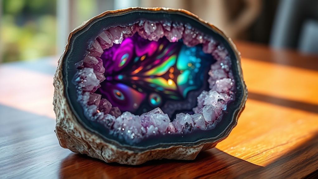 choosing authentic geode decor