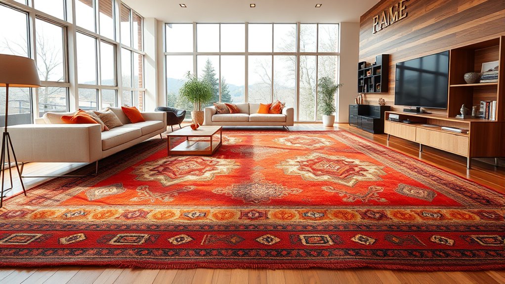 choosing durable oversized rugs
