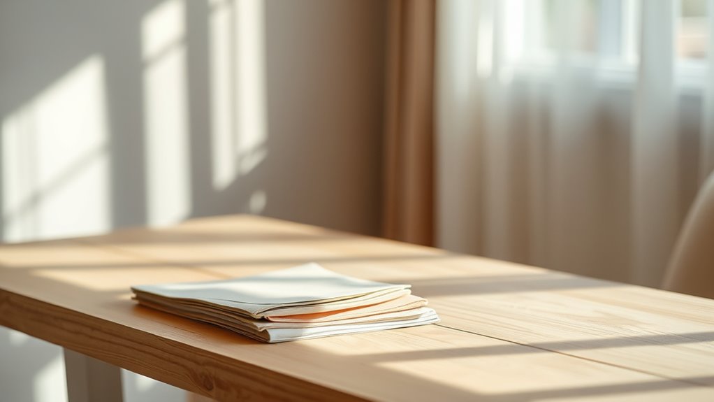 choosing muted tones strategically