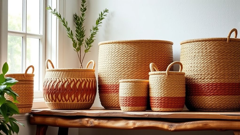 choosing rattan storage baskets