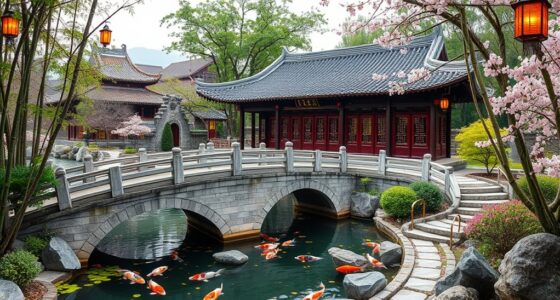 classic pavilion water features