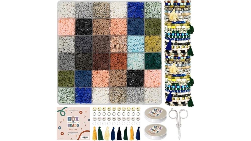 clay beads bracelet kit