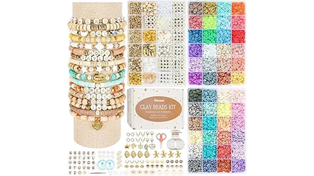 clay beads jewelry kit