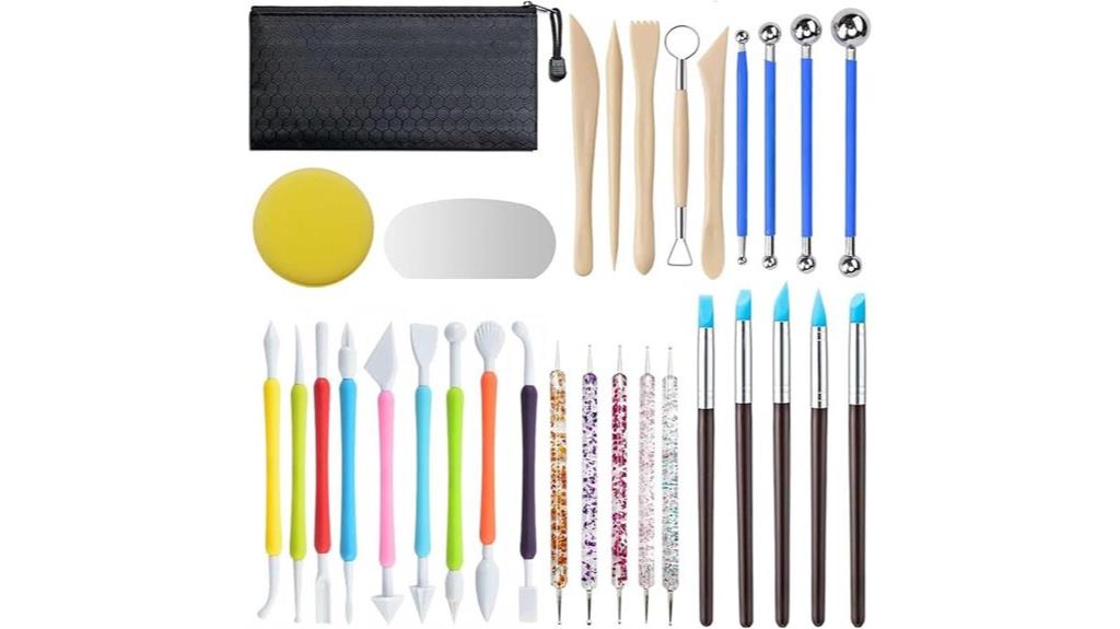 clay sculpting tools set