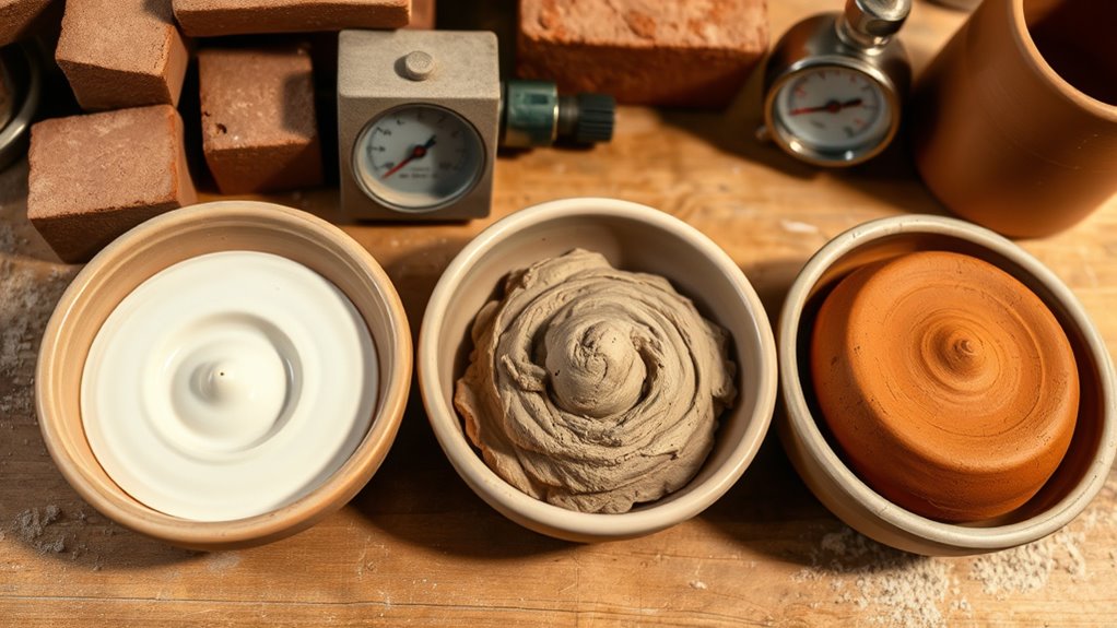 clay types and handling