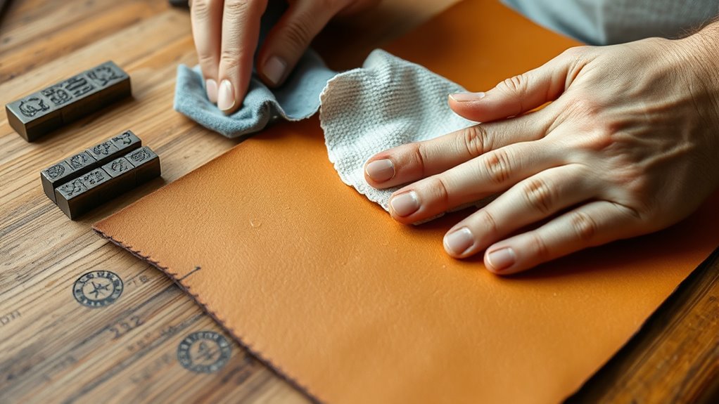 clean condition prepare imprint