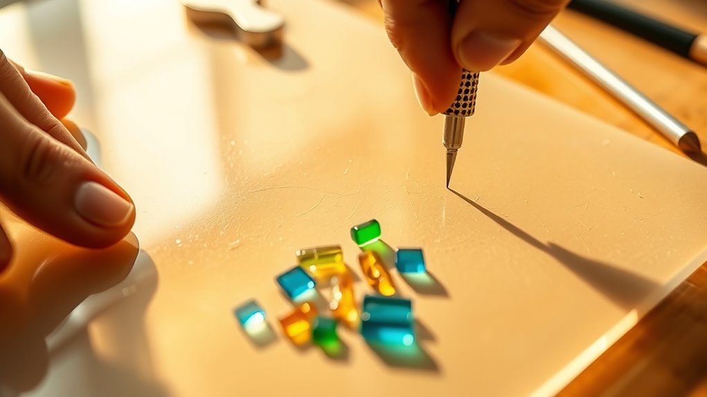 clean sand prepare surface