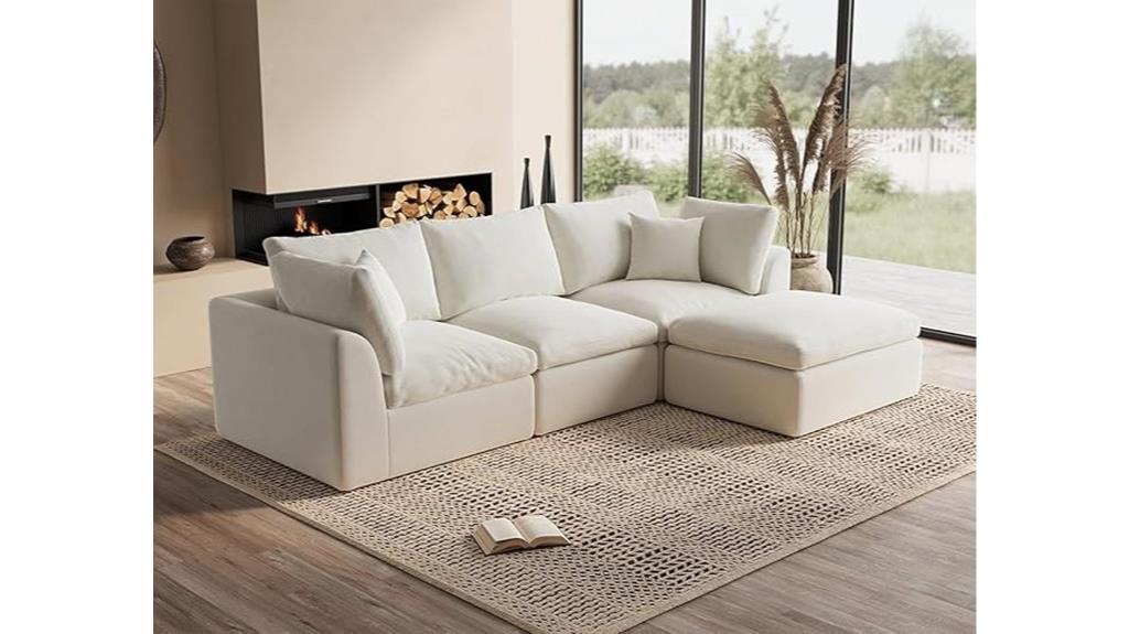 cloud l shape sectional
