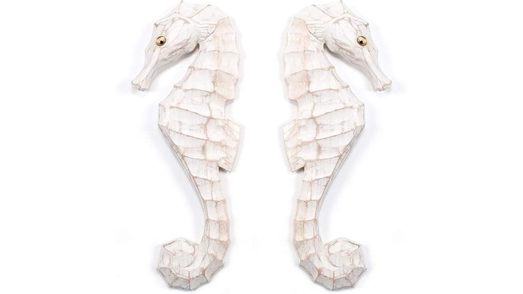 coastal seahorses wall art