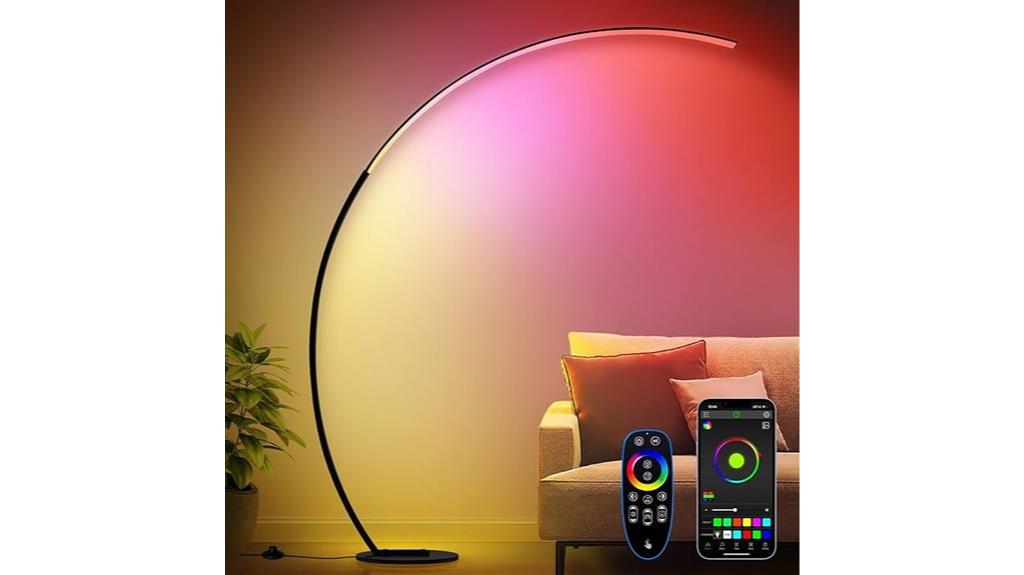 color changing rgb floor lamp