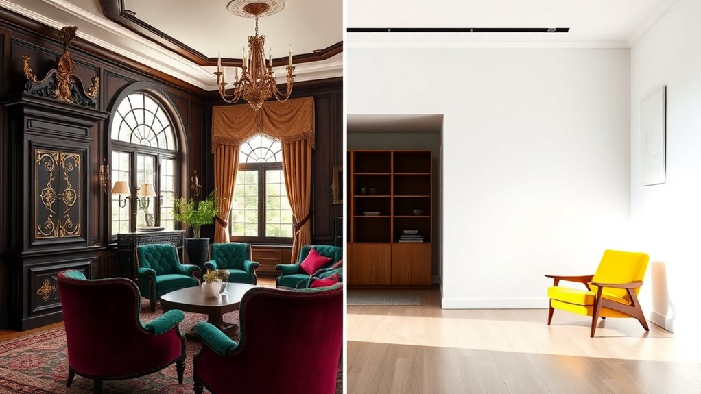 color materials style distinctions